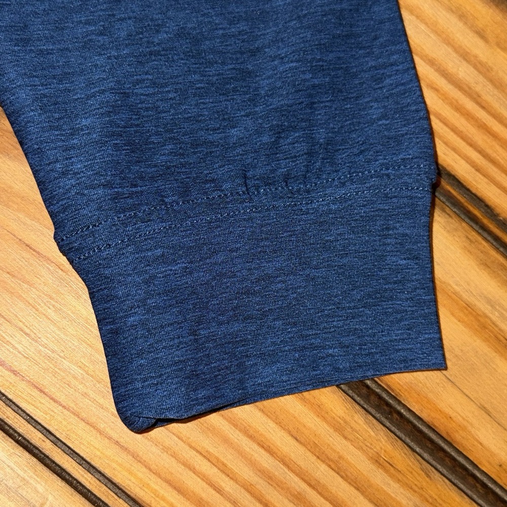 Straight Down Quarter Zip Mens Medium Blue Pullover Performance Golf Lightweight - Picture 7 of 9
